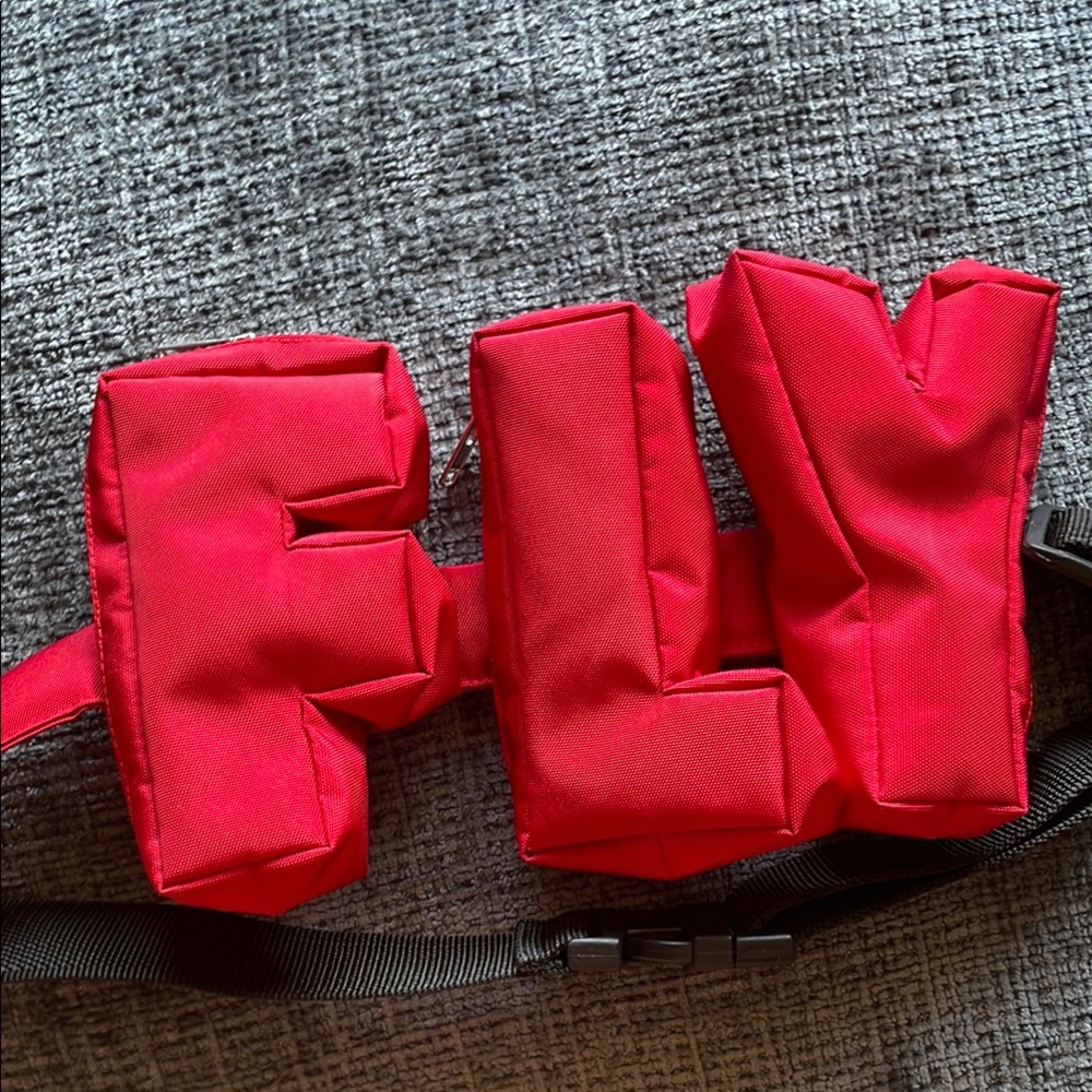Red FLY Belt Bag Fanny Pack